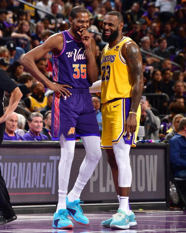 黄金甲体育-寒冰射手末节射日！詹皇再胜KD 配角左右战局